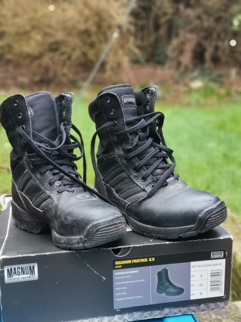 magnum panther steel toe boots